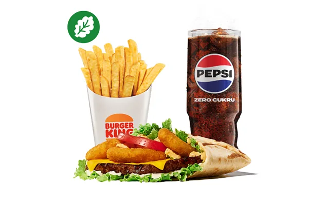 Spicy Cayenne Plant-Based Whopper Tortilla Zestaw