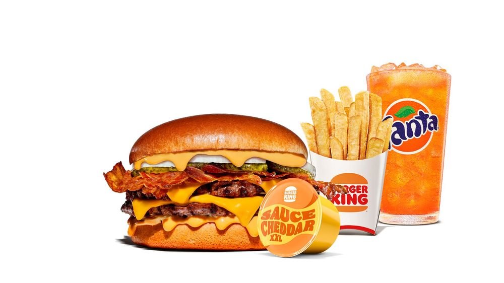 Ultimate Cheddar Double + Dip Meal