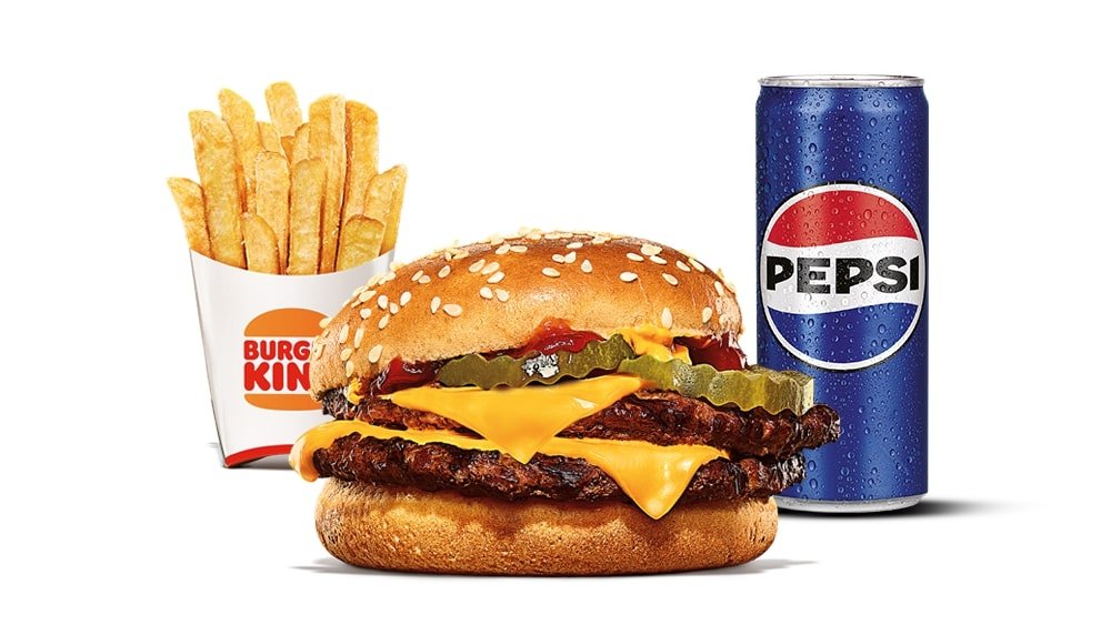 Double Cheeseburger Menu