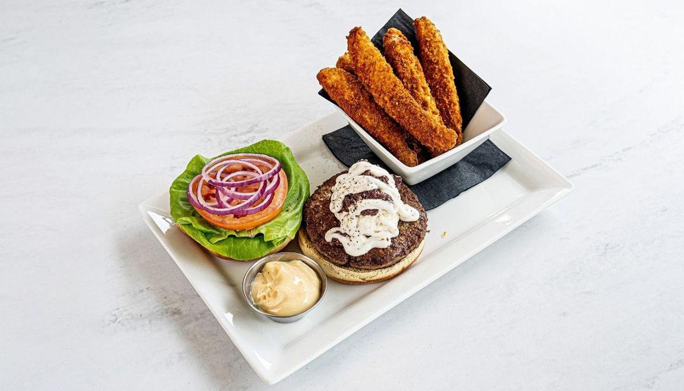 Bin 47 - My Big Fat Greek Burger (Entrees*)