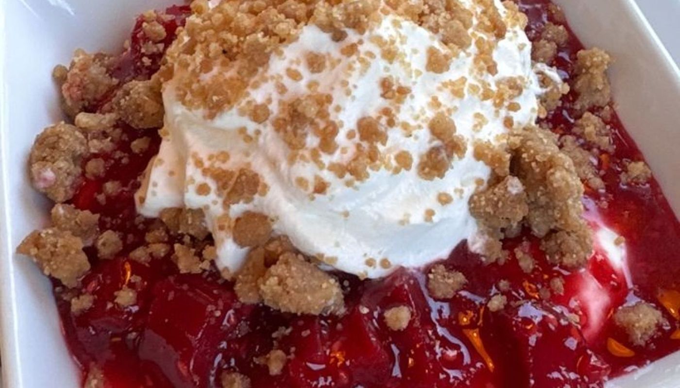Raspberry Rhubarb Cheesecake