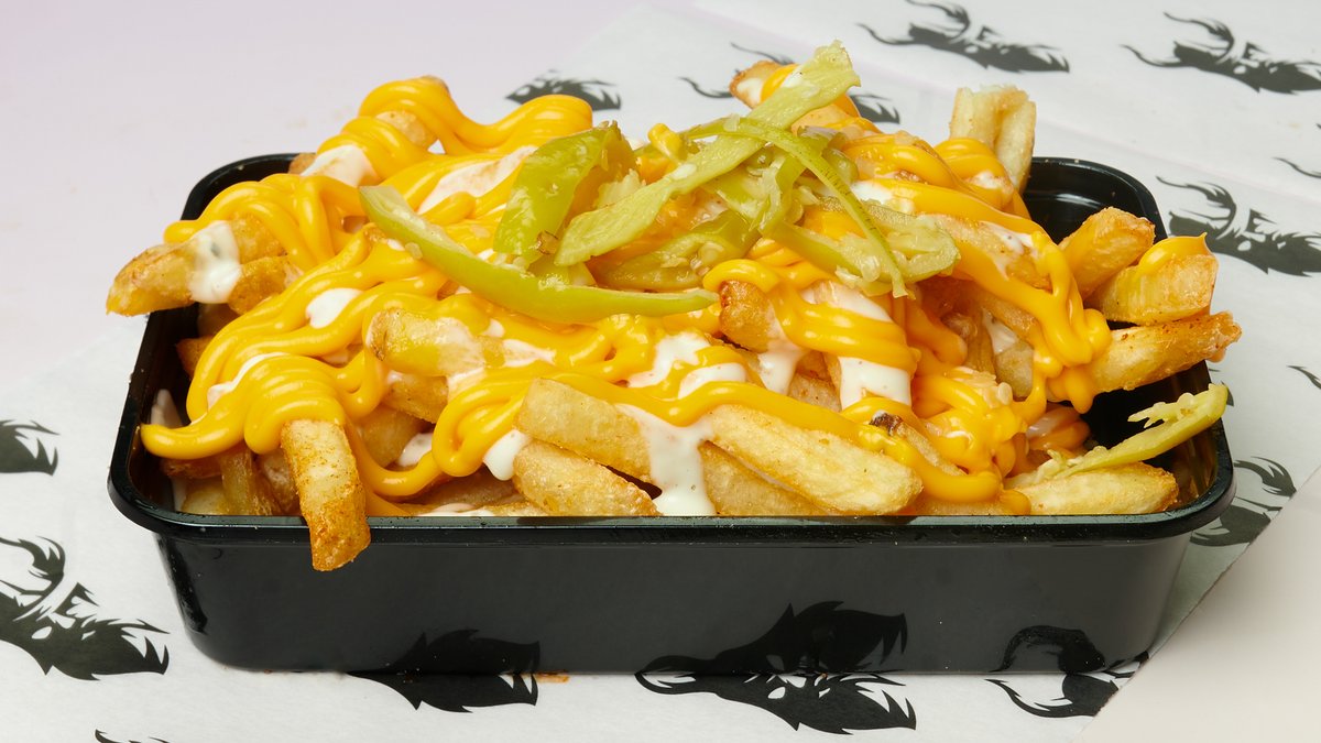 Cheddar fries