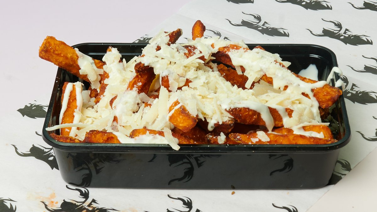 Cheesy Sweet potato Fries