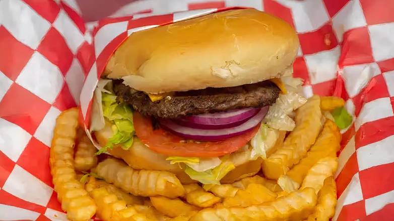12. Deluxe Burger Combo