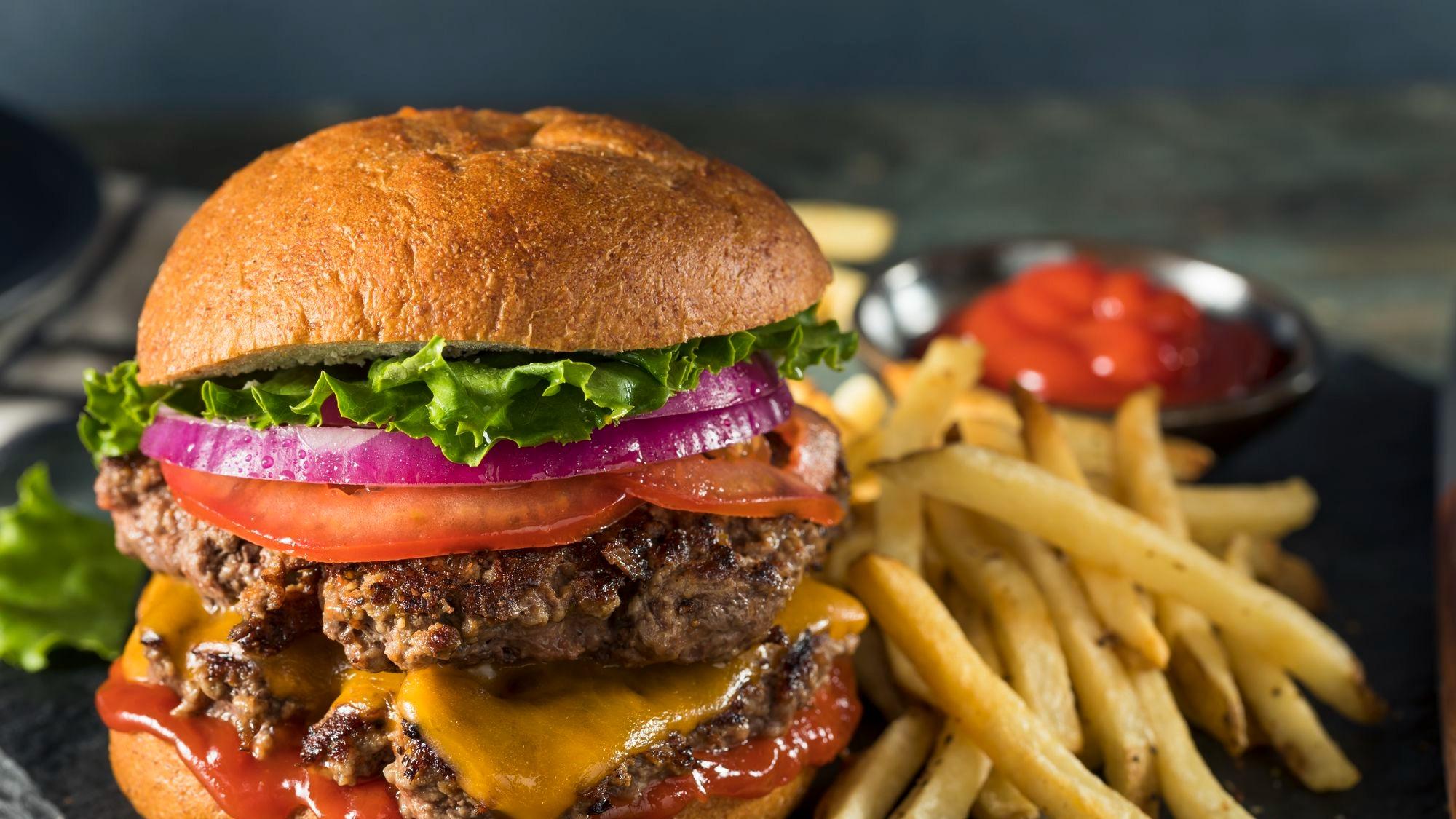 Double Smash Cheeseburger Combo