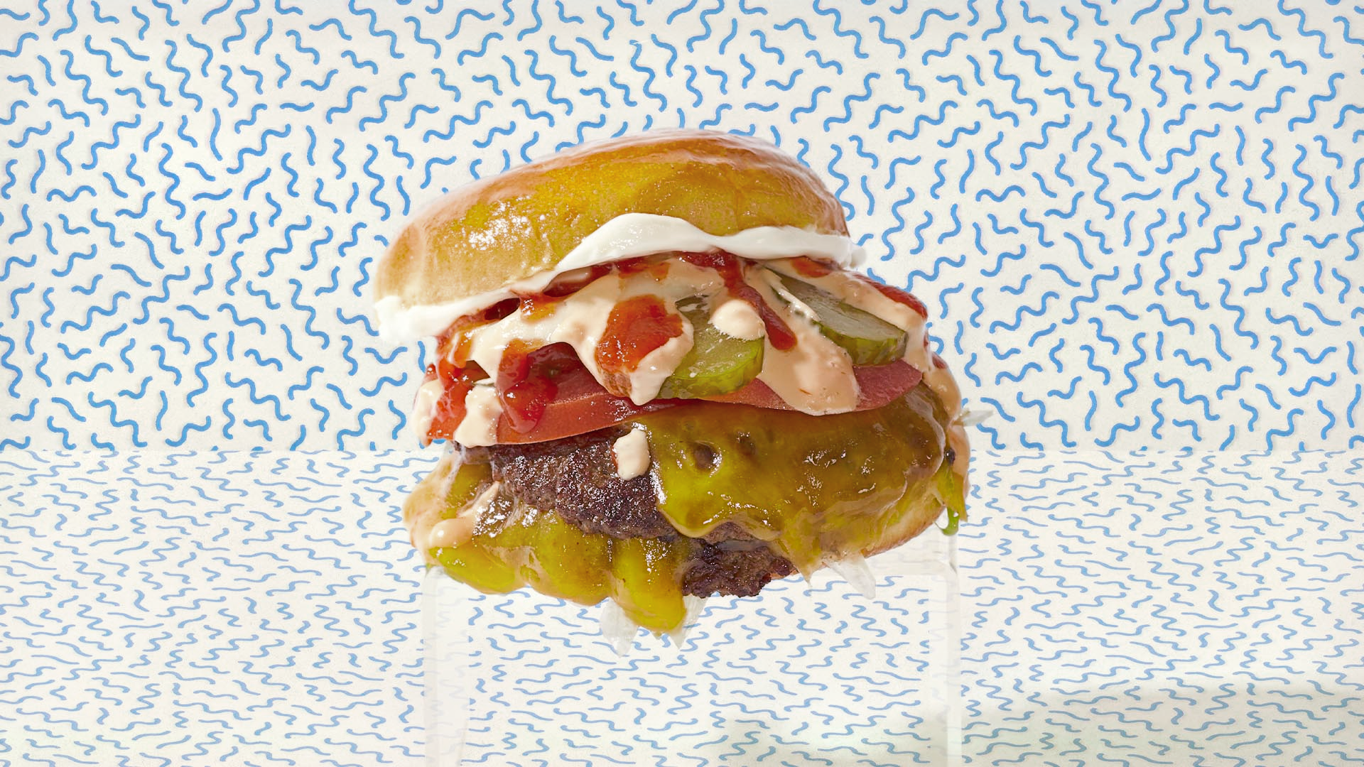 Double Smash Cheeseburger