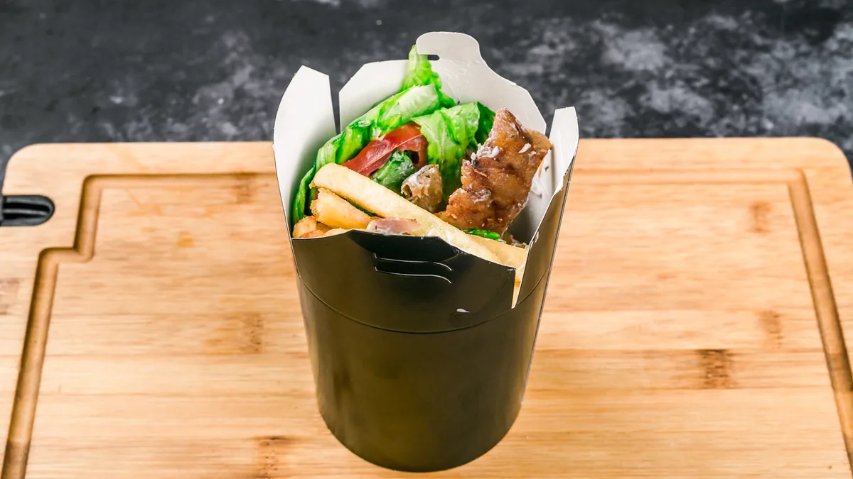 Doner kebab box