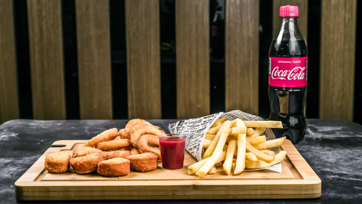 Finger menu