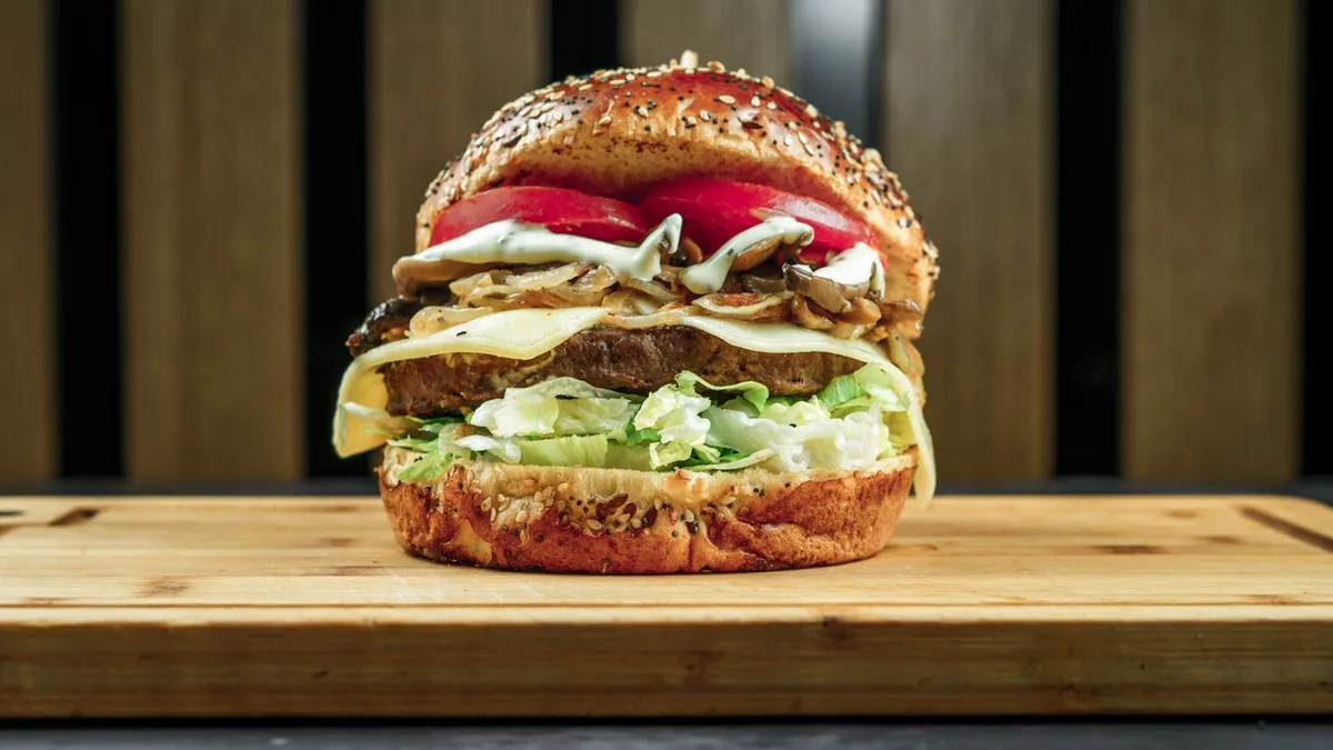 Truffle burger