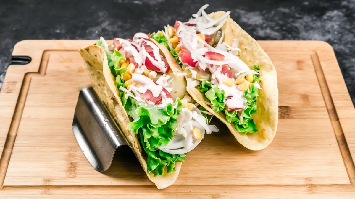 Vegetarian taco