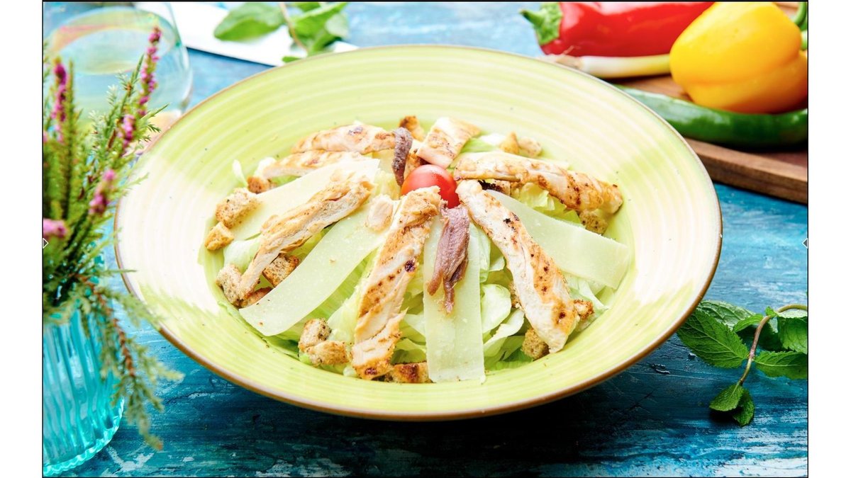 Chicken and Bacon Caesar
