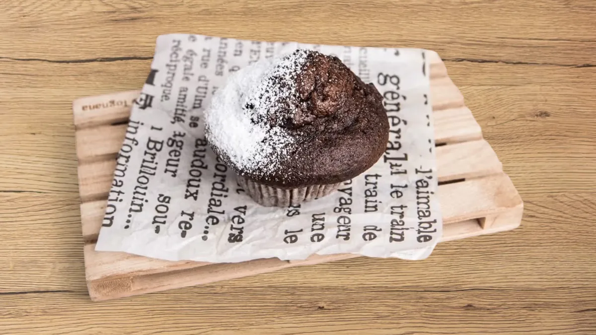 Duplacsokis muffin