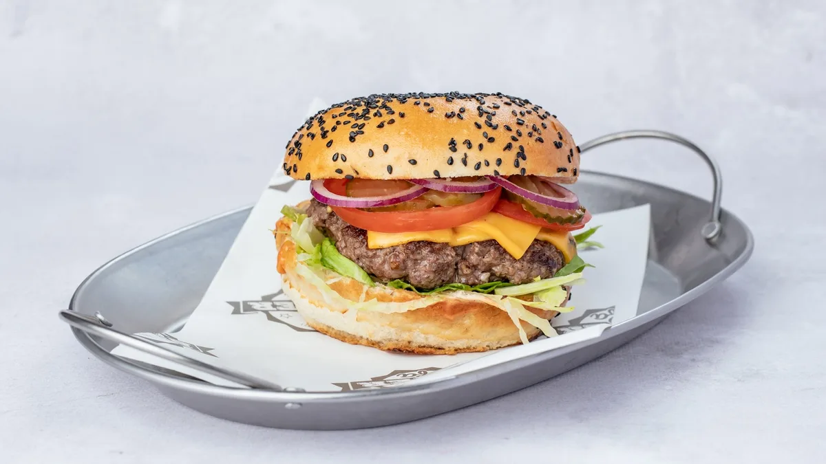 Burger cheese