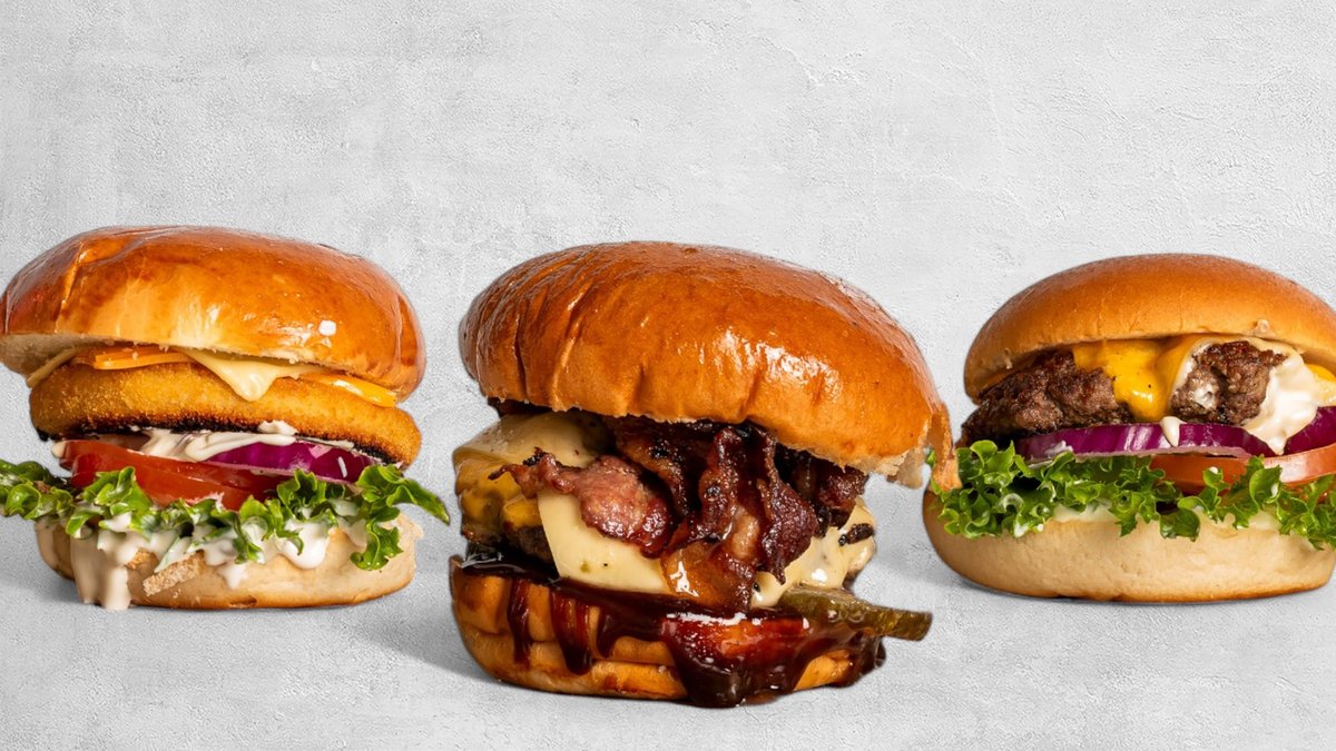 Köp 2 st hamburgermenyer and 1 hamburgare