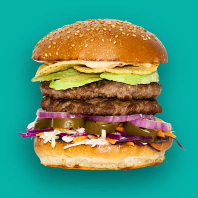 Santa Fe Stax Burger (3480 kJ)