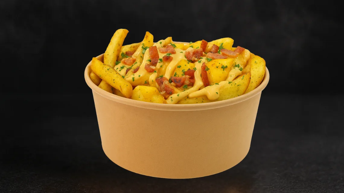 Cheese whiz pomfrit