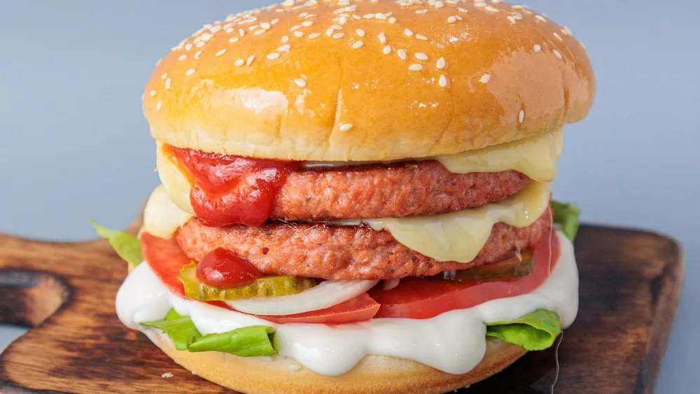 Triple Vege burger