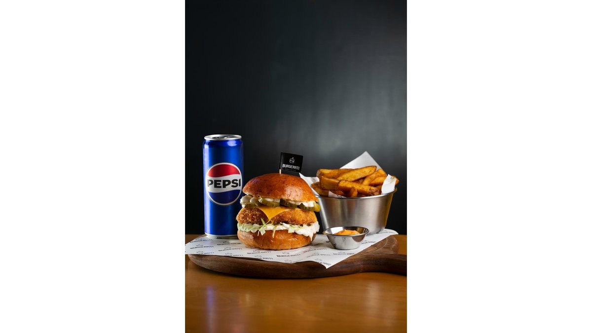 Chicken burger menu