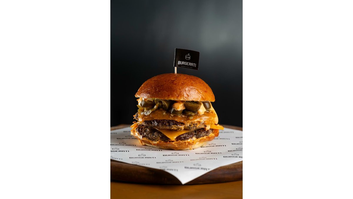 Double samurai spicy burger