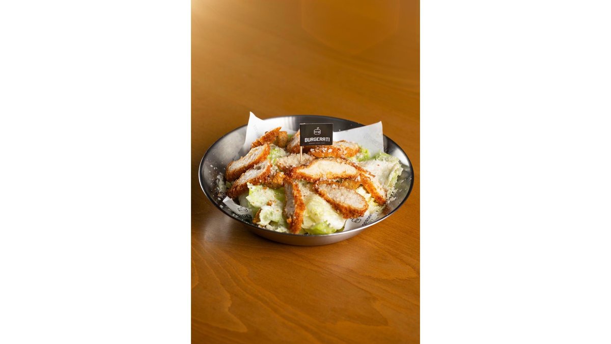 Grilled chicken caesar salad