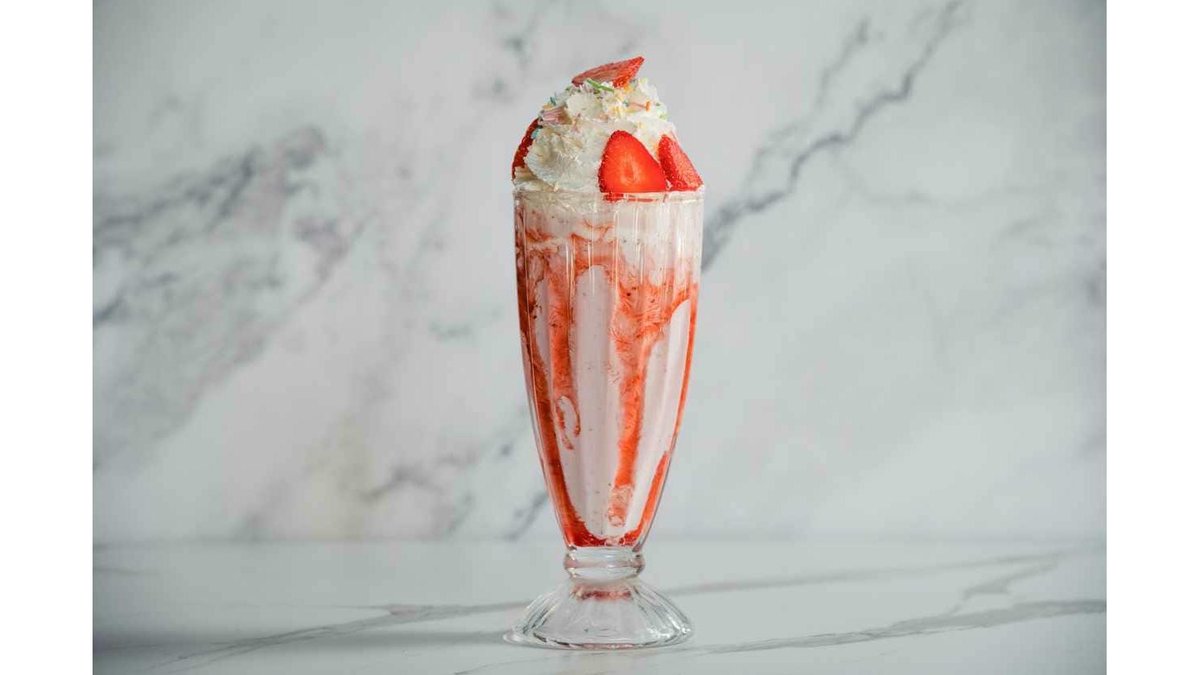 Strawberry milkshake