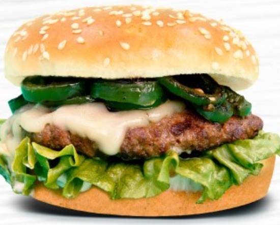 Caliente Spicy 1/3 lb. Spanish Beef Burger