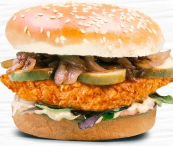 Frank's Red Hot Original Buffalo Crispy Chicken Burger