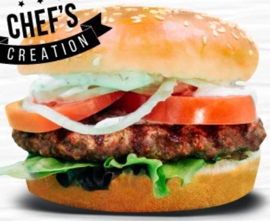 Greek Beef 1/3 lb. Burger