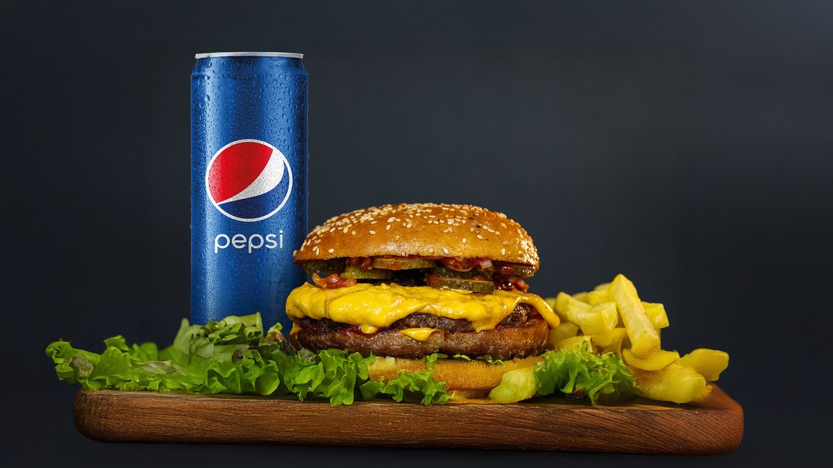 Pepsi + Sigurizza + pomfrit