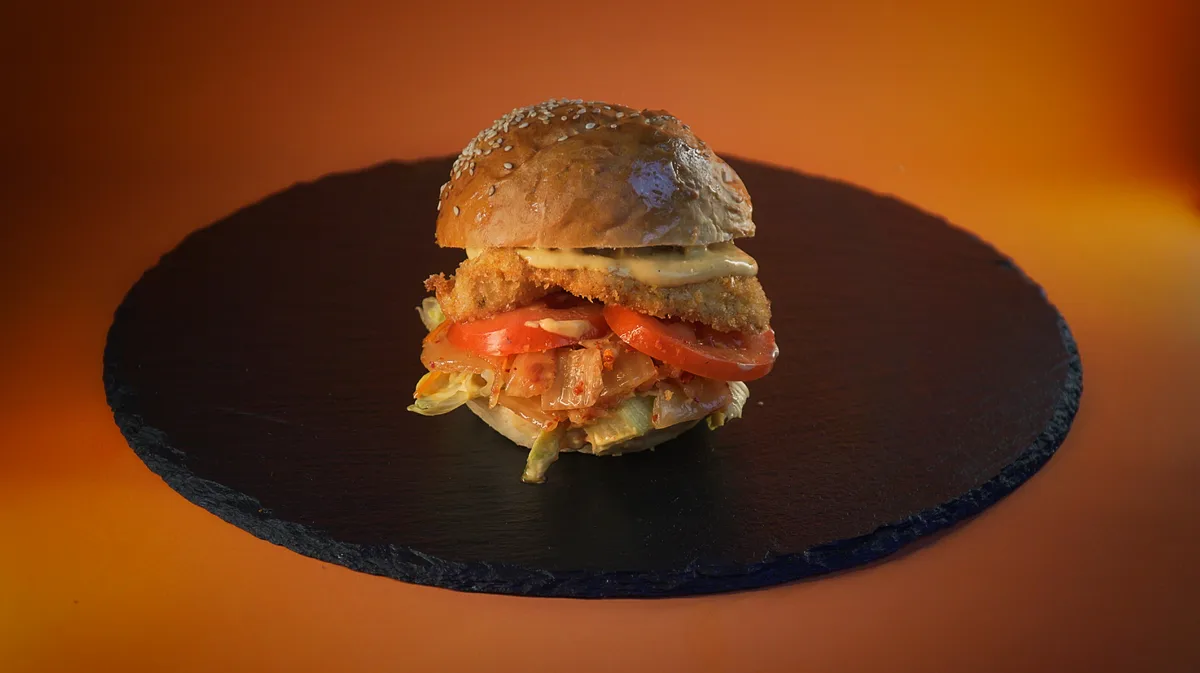 Kimchi burger