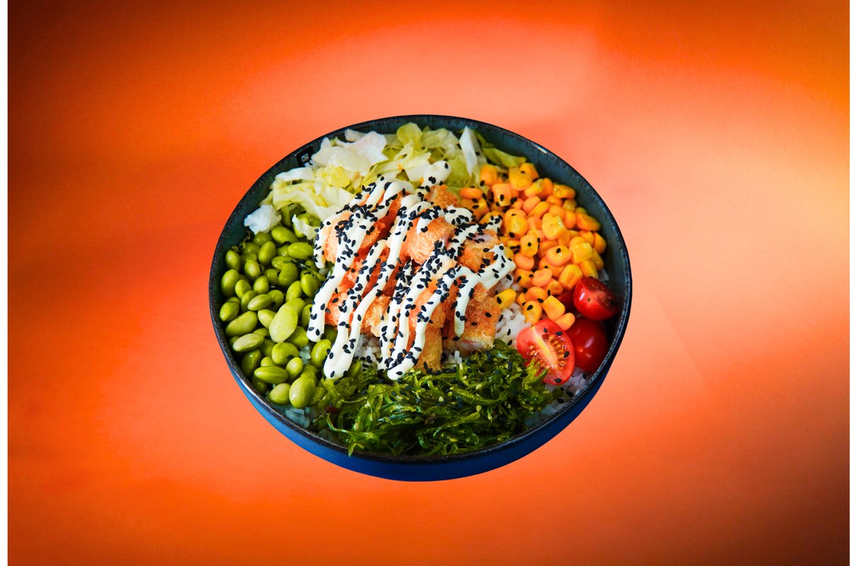 Poke tempura hiidkrevettidega