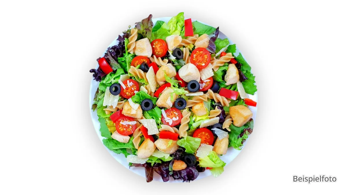 Hähnchen Salat mit Gouda