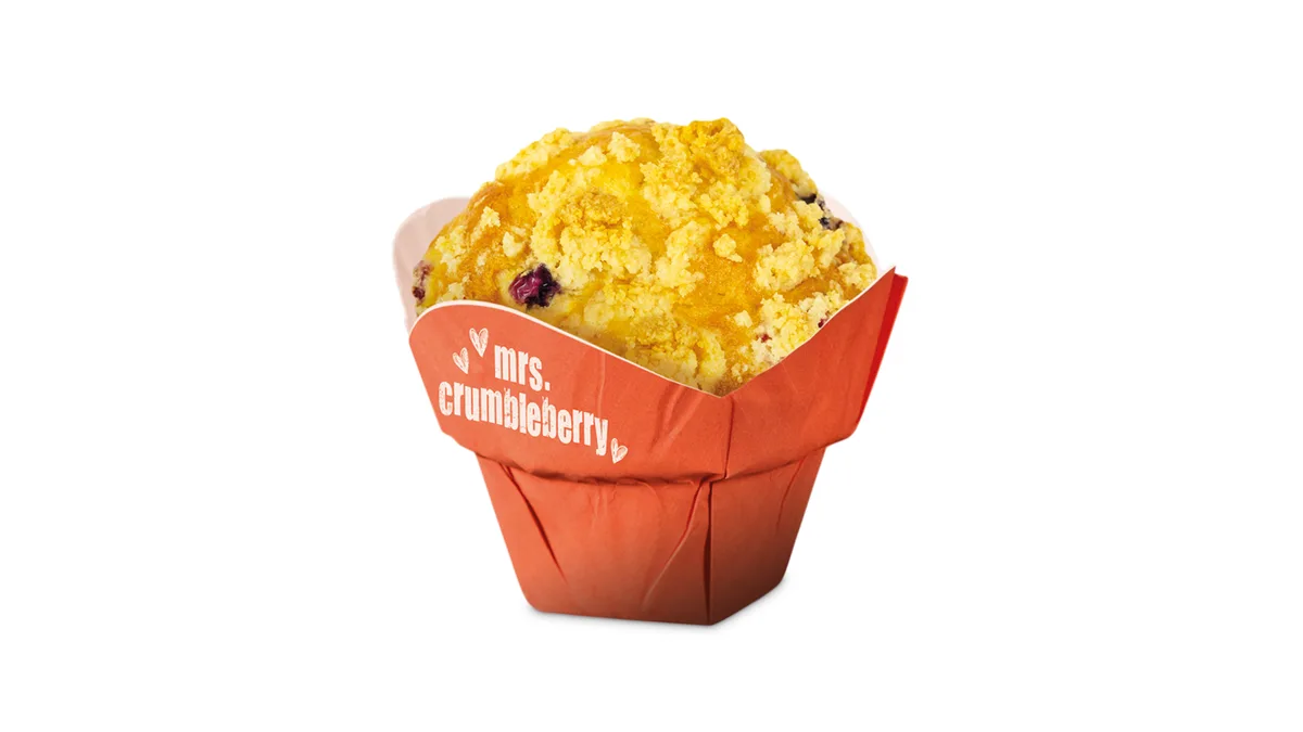 130 g Muffin Mrs Crumbleberry