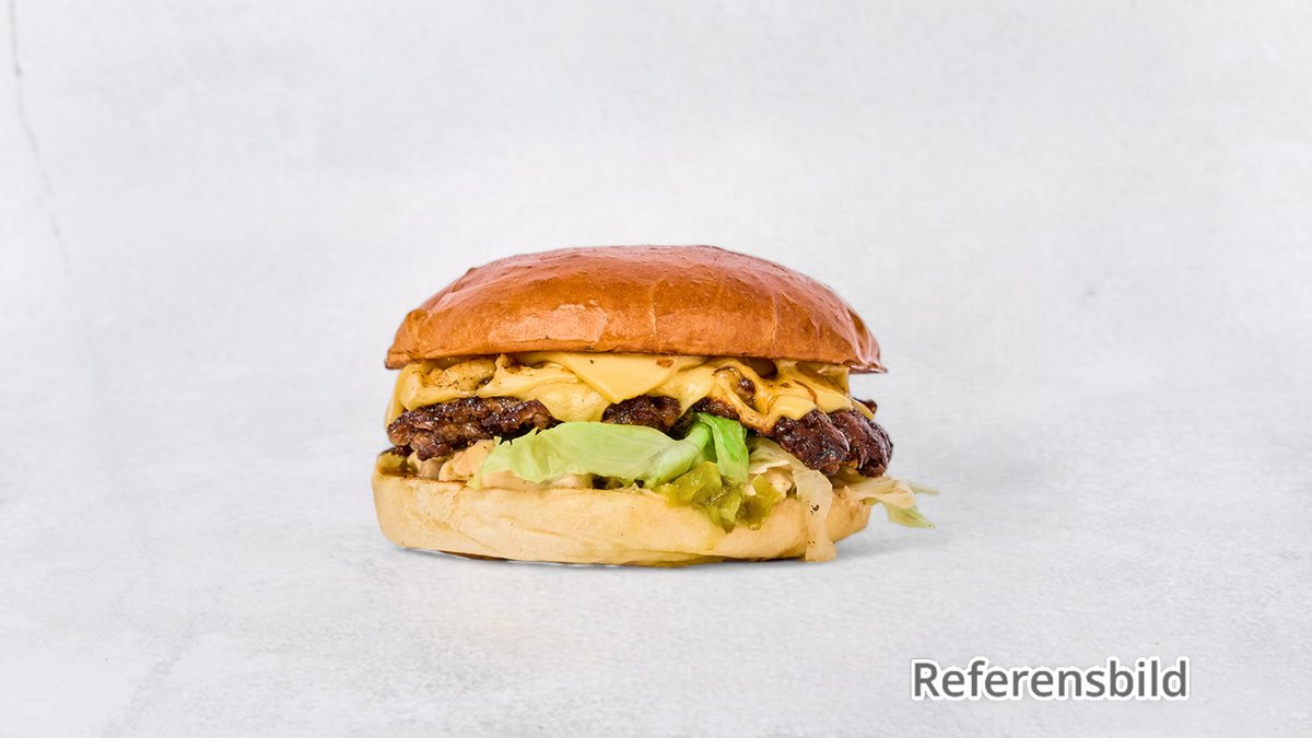 Hamburgare Med Triple Cheese