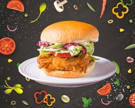 Double Chicken Crunch Burger