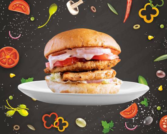 Triple Beyond Grilled Chicken Burger