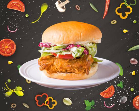 Triple Chicken Crunch Burger