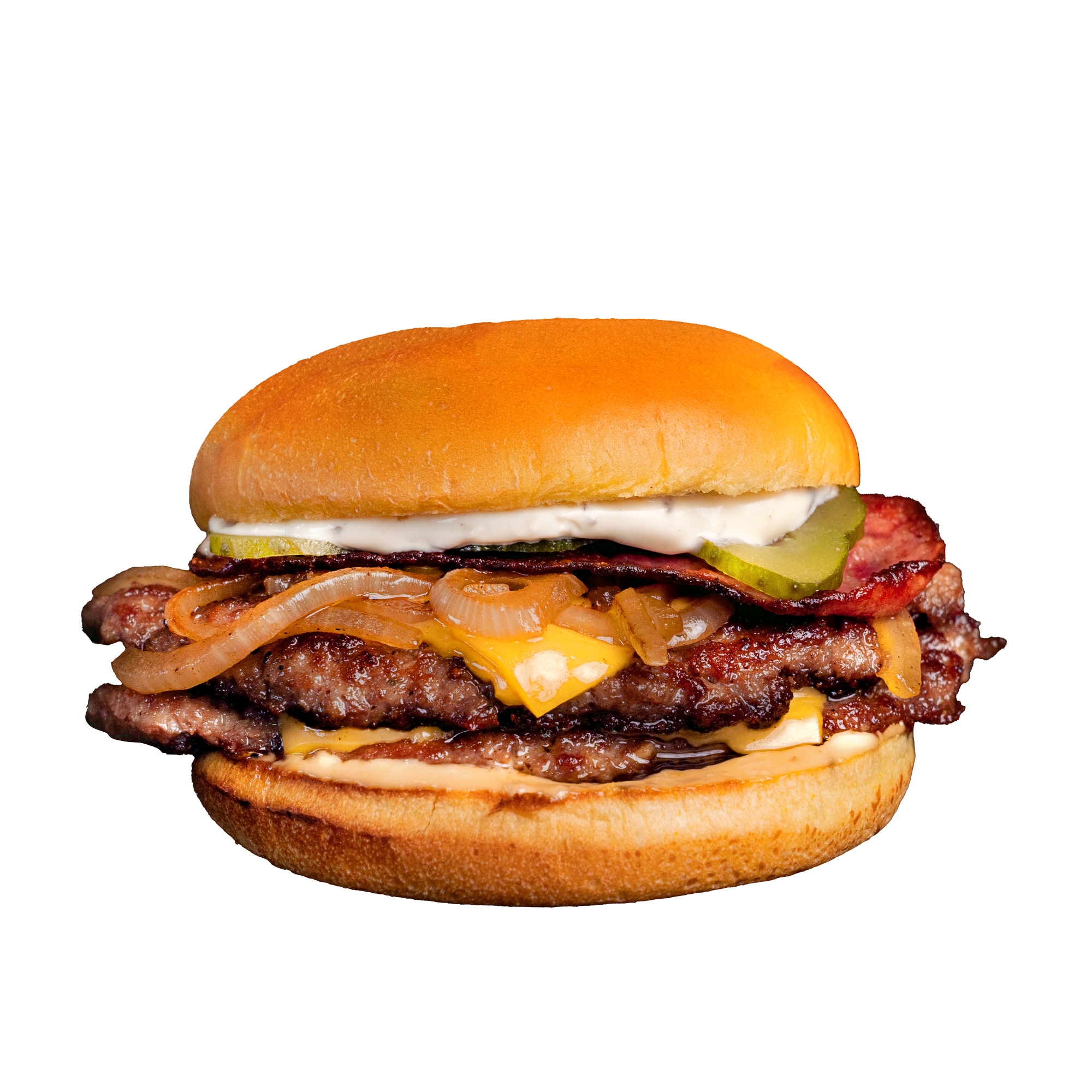 Double Smashed Cheese Burger
