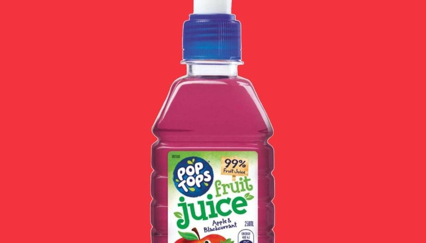 Apple and Blackcurrant Pop Tops Fruit Drink (250ml)