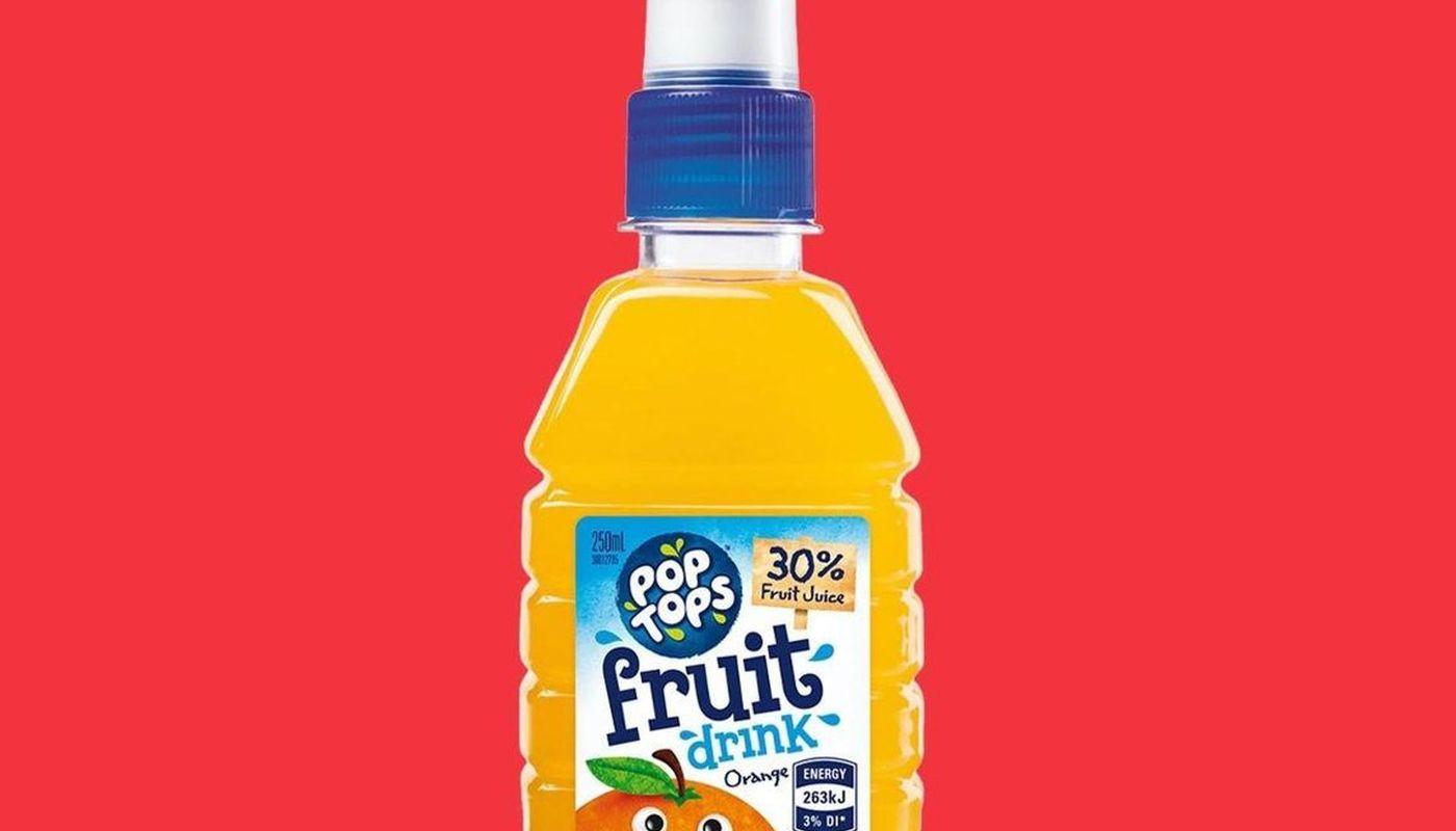 Orange Pop Tops Fruit Drink (250ml)