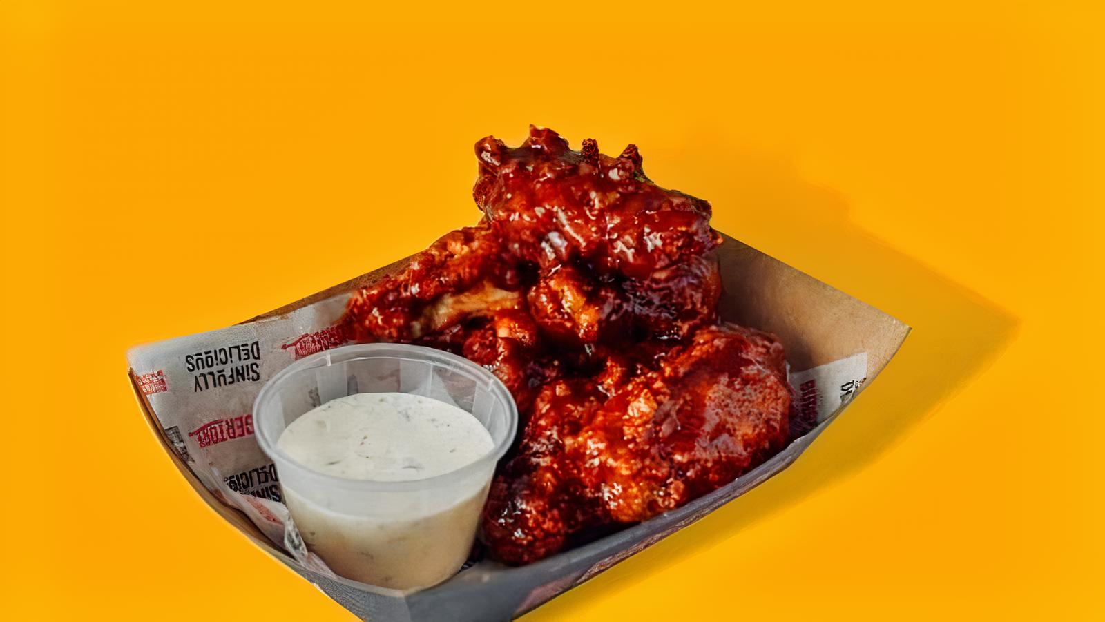 Smokey BBQ Wings (6 Pieces)