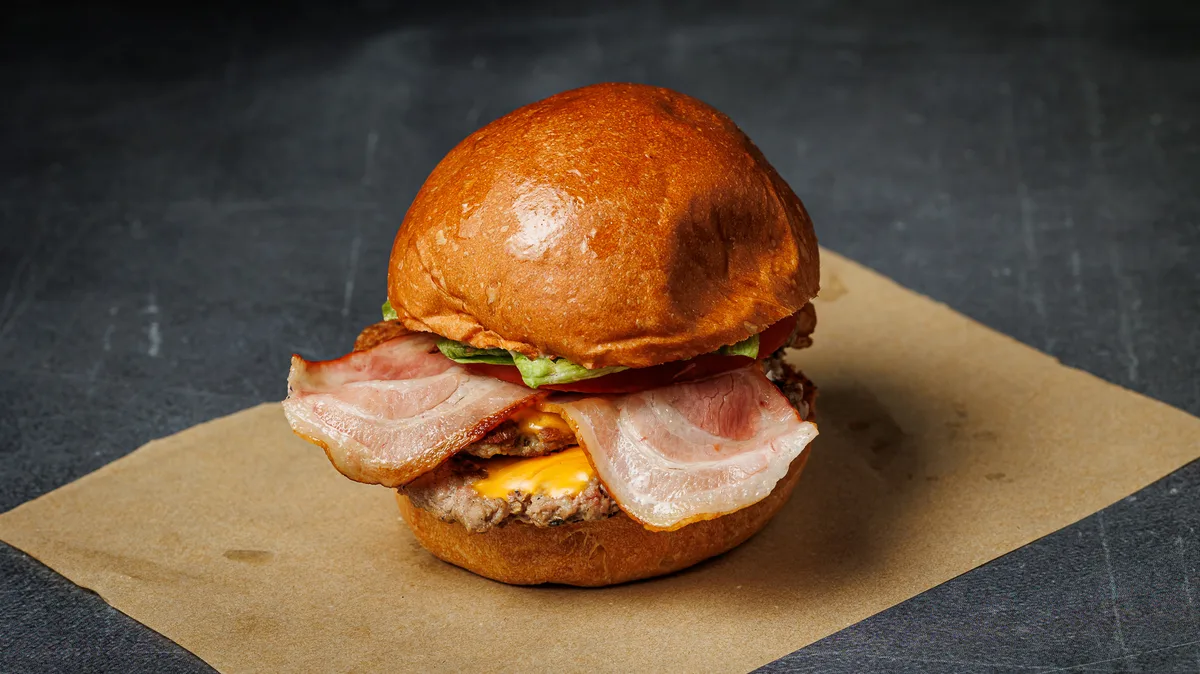 Smash Bacon Cheeseburger
