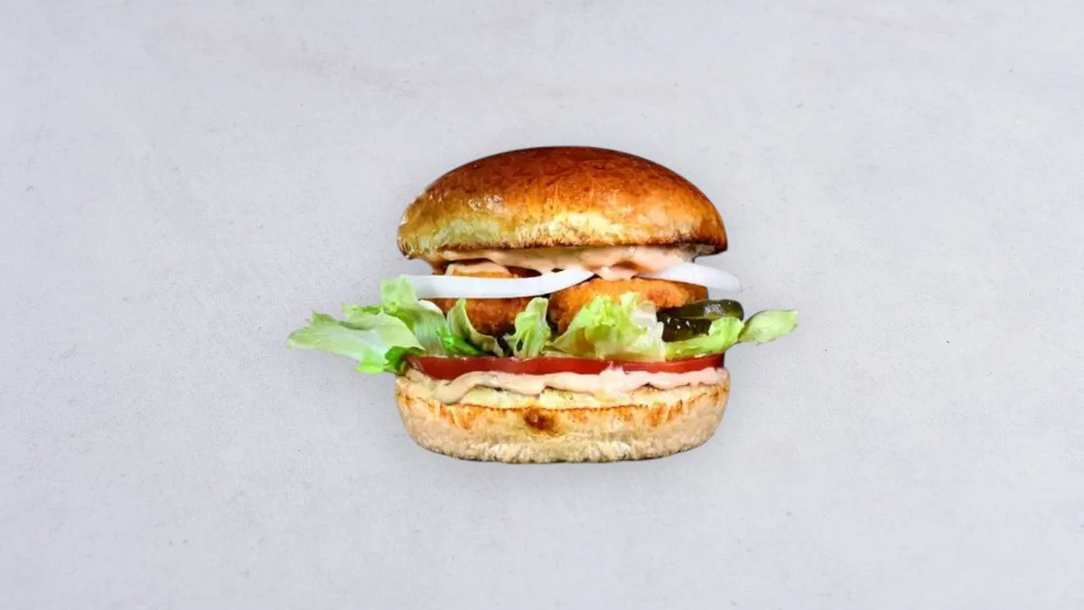Burger chicken-lipen
