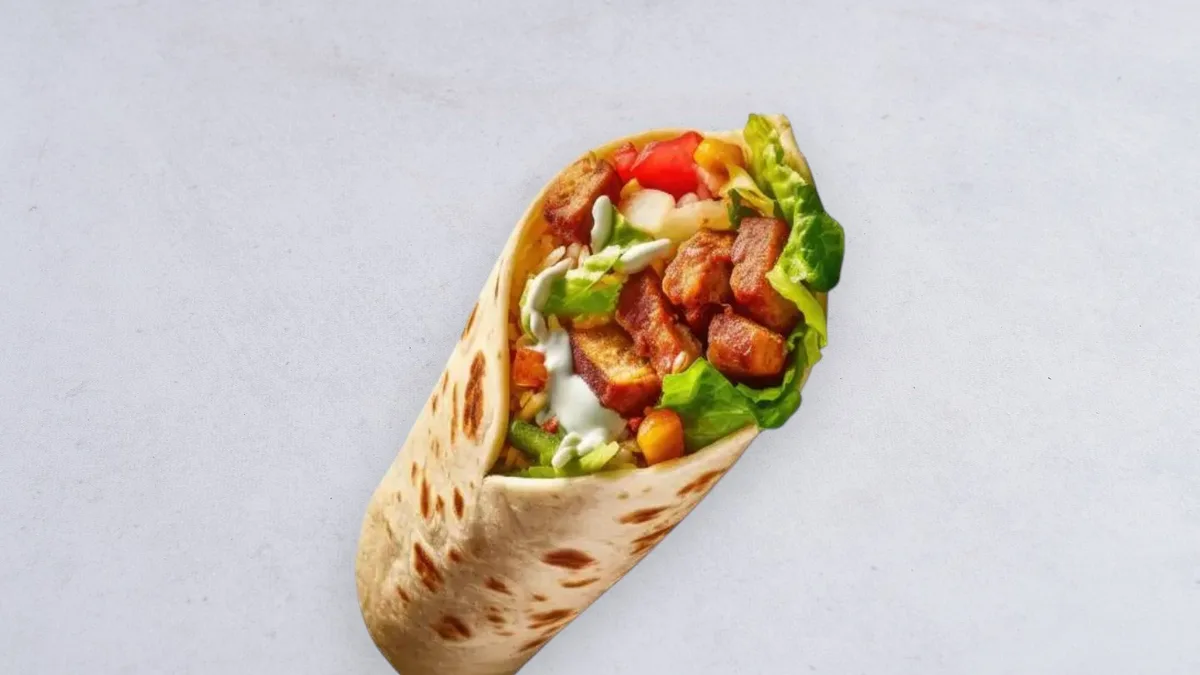 Wrap chicken