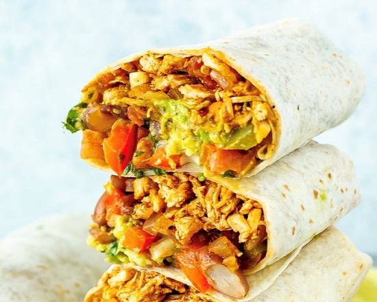 Shredded Chicken Burrito