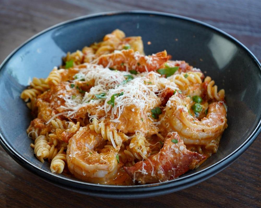 Gluten Free Lobster and Shrimp Pasta