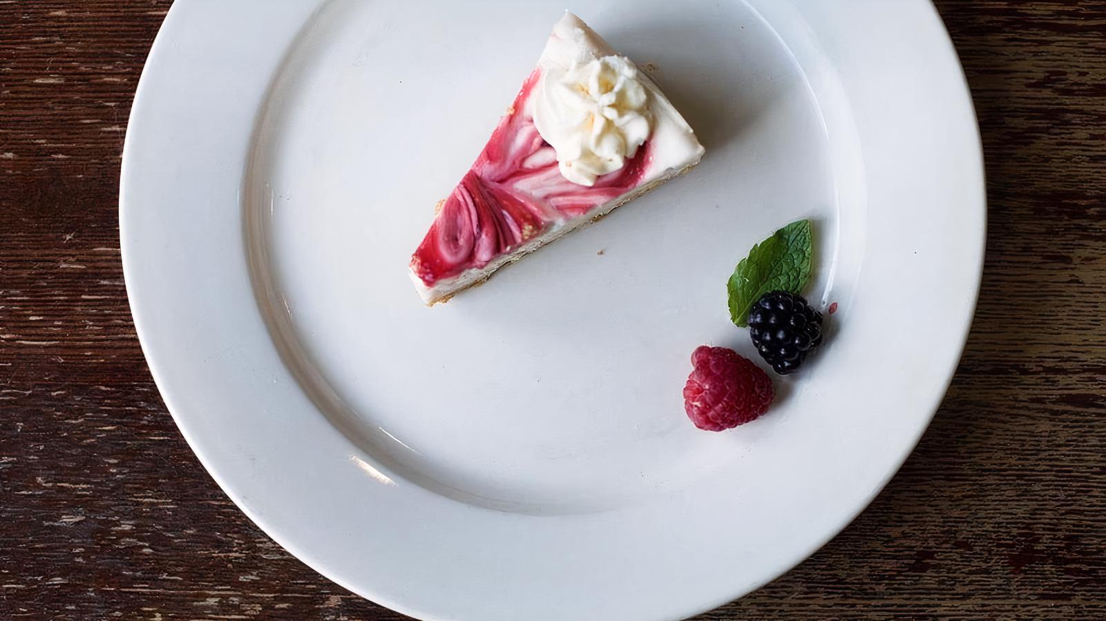Vegan Raspberry Cheesecake
