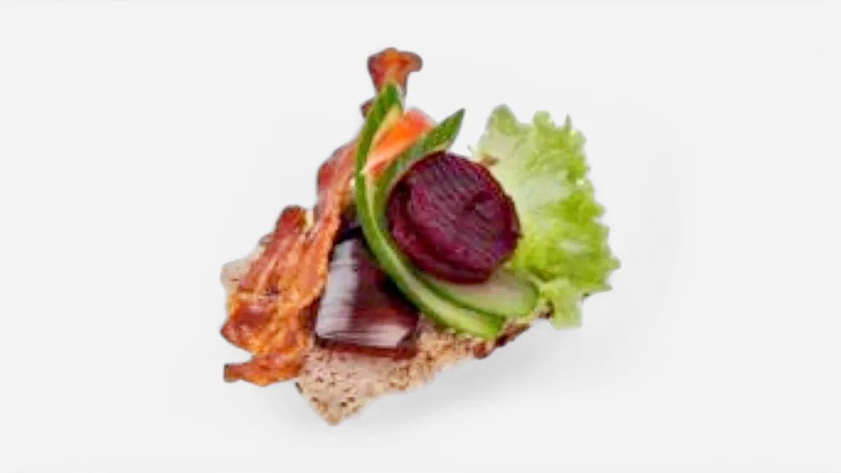 Smørrebrød med leverpostej
