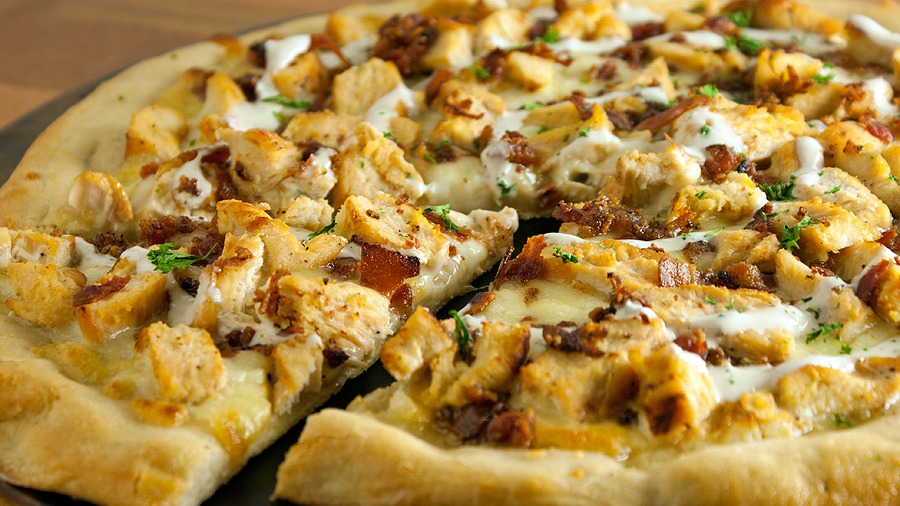 Chicken Bacon Ranch Pizza