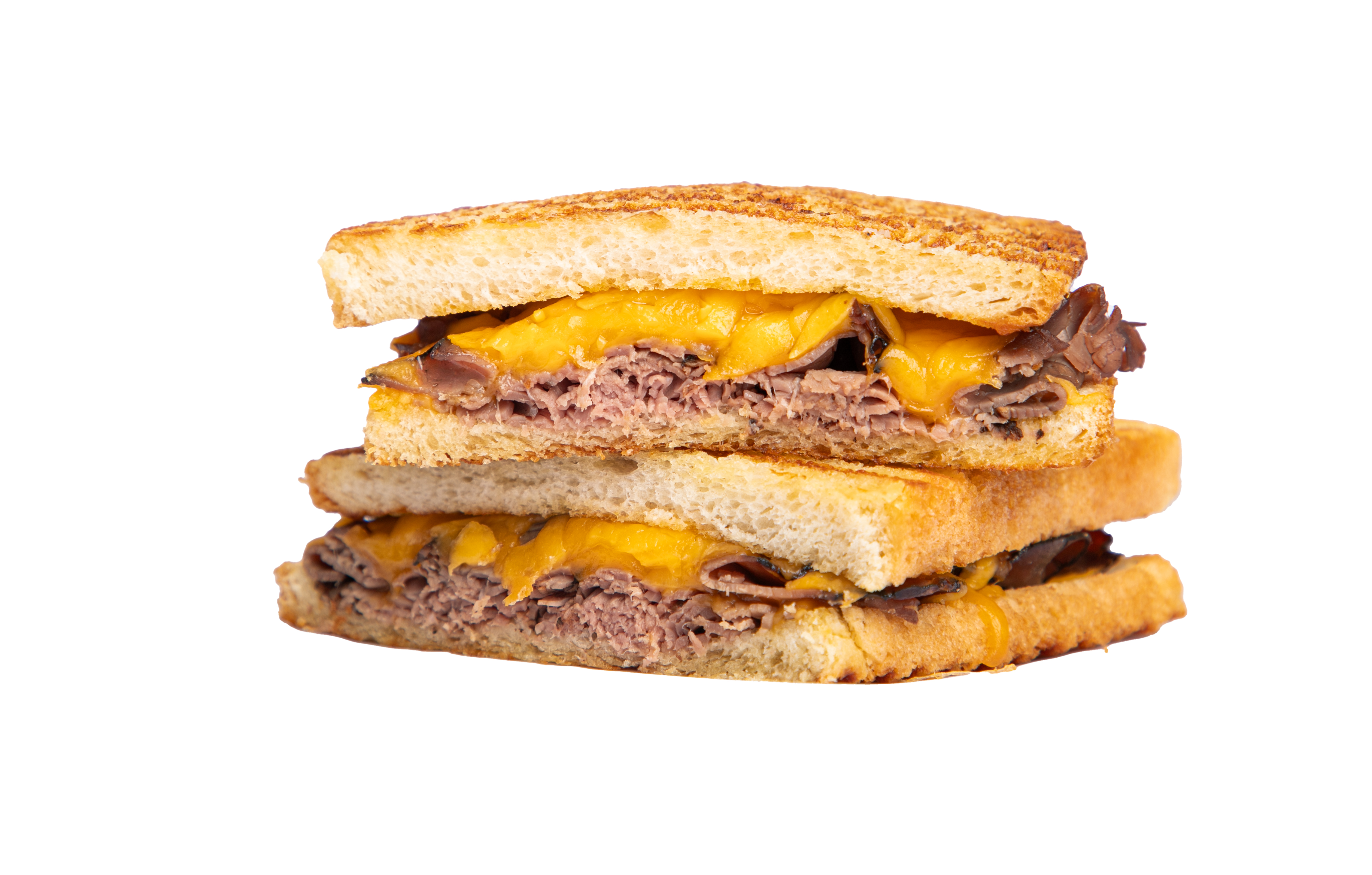 Steak  and cheese panini